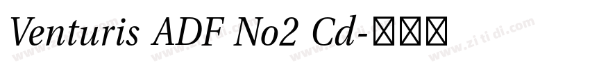 Venturis ADF No2 Cd字体转换 Venturis ADF No2 Cd字体转换